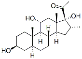 3beta,11alpha,17-trihydroxy-16alpha-methyl-5alpha-pregnan-20-one CAS#: 1635-20-7