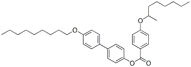 4-[(1-Methylheptyl)oxy]benzoic acid 4'-(nonyloxy)biphenyl-4-yl ester CAS#: 104586-47-2
