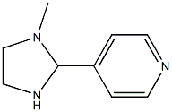 4-(1-MethyliMidazolidin-2-yl)pyridine CAS#: 102495-05-6