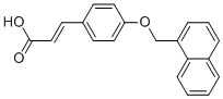 4-(1-NAPHTHALENYLMETHOXY)-BENZENEPROPANOIC ACID CAS#: 221261-22-9