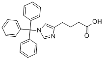 4-(1-TRITYL-1H-IMIDAZOL-4-YL)-BUTYRIC ACID CAS#: 102676-84-6