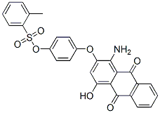 4-[(1-amino-9,10-dihydro-4-hydroxy-9,10-dioxo-2-anthryl)oxy]phenyl o-toluenesulphonate CAS#: 20210-74-6