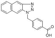 4-[(1-naphtho[2,3-d]triazol-1-yl)methyl]benzoic acid CAS#: 202582-08-9