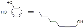 4-(11-Hydroxy-1,9-undecadiyn-1-yl)-1,2-benzenediol CAS#: 106853-39-8