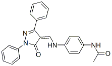 4'-[[(1,3-Diphenyl-5-oxo-2-pyrazolin-4-ylidene)methyl]amino]acetanilide CAS#: 24664-64-0