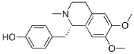 4-[[(1S)-1,2,3,4-Tetrahydro-6,7-dimethoxy-2-methylisoquinolin-1-yl]methyl]phenol CAS#: 14400-96-5