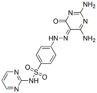 4-[2-(2,4-diamino-6-oxo-pyrimidin-5-ylidene)hydrazinyl]-N-pyrimidin-2- yl-benzenesulfonamide CAS#: 17174-56-0