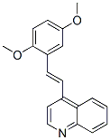 4-[2-(2,5-dimethoxyphenyl)ethenyl]quinoline CAS#: 2859-52-1