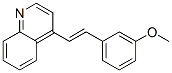 4-[2-(3-methoxyphenyl)ethenyl]quinoline CAS#: 2859-56-5