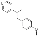 4-[2-(4-METHOXYPHENYL)-1-METHYLVINYL]PYRIDINE CAS#: 18150-13-5