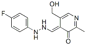 4-[[2-(4-fluorophenyl)hydrazinyl]methylidene]-5-(hydroxymethyl)-2-meth yl-pyridin-3-one CAS#: 1513-11-7