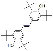 4-[2-(4-hydroxy-3,5-ditert-butyl-phenyl)ethenyl]-2,6-ditert-butyl-phen ol CAS#: 2950-01-8