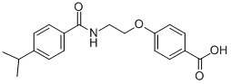 4-(2-(4-isopropylbenzamido)ethoxy)benzoic acid CAS#: 113079-40-6