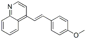 4-[2-(4-methoxyphenyl)ethenyl]quinoline CAS#: 2859-55-4