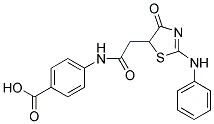 4-[[(2-ANILINO-4-OXO-4,5-DIHYDRO-1,3-THIAZOL-5-YL)ACETYL]AMINO]BENZOIC ACID CAS#: 101413-77-8