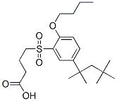 4-[2-Butoxy-5-(1,1,3,3-tetramethylbutyl)phenylsulfonyl]butyric acid CAS#: 105343-14-4