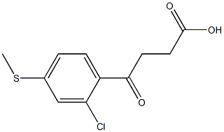4-[2-CHLORO-4-(METHYLTHIO)PHENYL]-4-OXOBUTYRIC ACID CAS#: 103860-95-3