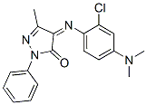 4-[(2-Chloro-4-dimethylaminophenyl)imino]-3-methyl-1-phenyl-2-pyrazolin-5-one CAS#: 27807-99-4