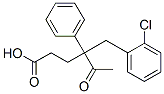 (-)-4-(2-Chlorobenzyl)-5-oxo-4-phenylhexanoic acid CAS#: 13878-10-9