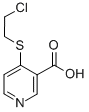 4-(2-Chloroethylthio)nicotinic acid CAS#: 13096-15-6