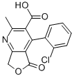 4-(2-Chlorophenyl)-5,7-dihydro-2-methyl-5-oxo-furo[3,4-b]pyridine-3-carboxylic acid CAS#: 113994-39-1