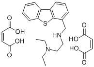 4-(2-Diaethylaminoaethylaminomethyl)dibenzothiophen di(hydrogenmaleat)  [German] CAS#: 19950-80-2