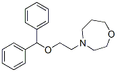 4-[2-(Diphenylmethoxy)ethyl]hexahydro-1,4-oxazepine CAS#: 19732-39-9
