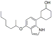 4-(2-Heptyloxy)-7-(3-hydroxycyclohexyl)indole CAS#: 102651-69-4