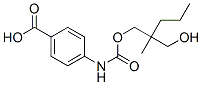 4-[2-(Hydroxymethyl)-2-methylpentyloxycarbonylamino]benzoic acid CAS#: 25384-43-4