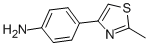 4-(2-METHYL-1,3-THIAZOL-4-YL)ANILINE CAS#: 25021-49-2