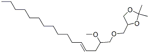 4-[[(2-Methoxy-4-hexadecenyl)oxy]methyl]-2,2-dimethyl-1,3-dioxolane CAS#: 16725-40-9