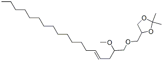 4-[[(2-Methoxy-4-octadecenyl)oxy]methyl]-2,2-dimethyl-1,3-dioxolane CAS#: 16725-41-0