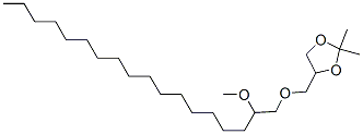 4-[[(2-Methoxyoctadecyl)oxy]methyl]-2,2-dimethyl-1,3-dioxolane CAS#: 16725-42-1