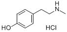 4-[2-(Methylamino)ethyl]phenol hydrochloride CAS#: 13062-76-5