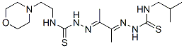 4-(2-Methylpropyl)-4'-(2-morpholinoethyl)[1,1'-(1,2-dimethyl-1,2-ethanediylidene)bisthiosemicarbazide] CAS#: 25575-57-9