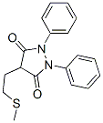 4-[2-(Methylsulfanyl)ethyl]-1,2-diphenyl-3,5-pyrazolidinedione CAS#: 10561-02-1