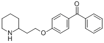 4-(2-PIPERIDYLETHOXY)BENZOPHENONE CAS#: 102156-42-3