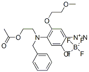 4-[[2-(acetoxy)ethyl](phenylmethyl)amino]-2-chloro-5-(2-methoxyethoxy)benzenediazonium tetrafluoroborate CAS#: 24151-54-0