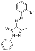 4-[(2-bromophenyl)diazenyl]-5-methyl-2-phenyl-2,4-dihydro-3H-pyrazol-3-one CAS#: 25779-60-6