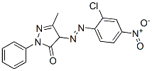 4-[(2-chloro-4-nitrophenyl)azo]-3-methyl-1-phenyl-2-pyrazolin-5-one CAS#: 13458-81-6