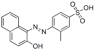 4-[(2-hydroxy-1-naphthyl)azo]-m-toluenesulphonic acid CAS#: 18524-46-4