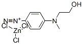 4-[(2-hydroxyethyl)methylamino]benzenediazonium trichlorozincate CAS#: 15631-71-7