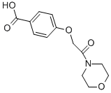 4-[2-(morpholin-4-yl)-2-oxoethoxy]benzoic acid CAS#: 29936-96-7