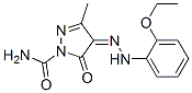 4-[2-(o-Ethoxyphenyl)hydrazono]-3-methyl-5-oxo-2-pyrazoline-1-carboxamide CAS#: 22948-48-7