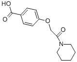 4-[2-oxo-2-(piperidin-1-yl)ethoxy]benzoic acid CAS#: 29936-93-4