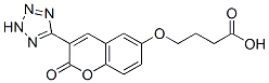 4-[2-oxo-3-(2H-tetrazol-5-yl)chromen-6-yl]oxybutanoic acid CAS#: 103876-50-2