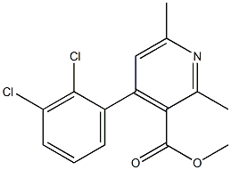 4-(2,3-Dichlorophenyl)-2,6-dimethyl-3-pyridinecarboxylic acid methyl ester CAS#: 105383-68-4