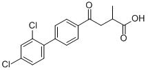4-(2',4'-Dichlorobiphenylyl)-2-methyl-4-oxobutanoic acid CAS#: 104941-36-8
