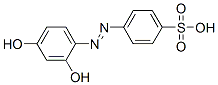 4-[(2,4-dihydroxyphenyl)azo]benzenesulphonic acid CAS#: 2050-34-2