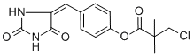4-[(2,5-DIOXOTETRAHYDRO-1H-IMIDAZOL-4-YLIDEN)METHYL]PHENYL 3-CHLORO-2,2-DIMETHYLPROPANOATE CAS#: 245072-83-7